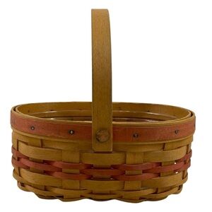 Longaberger Mothers Day ‘99 Tea For Two 7.5" Swinging Handle & Protector Basket